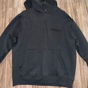 FEAR OF GOD ESSENTIALS HOODIE BLACK